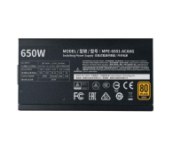 COOLER MASTER Zasilacz MWE Gold V2 650W modularny 80+ Gold MPE-6501-AFAAG-EU - 604210 - zdjęcie 6